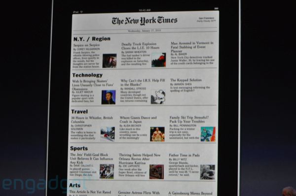 “Ψηφιακό περίπτερο” ετοιμάζει η Apple για το iPad