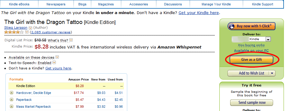 Amazon: από σήμερα μπορείτε να δωρίσετε συγκεκριμένα Kindle ebooks