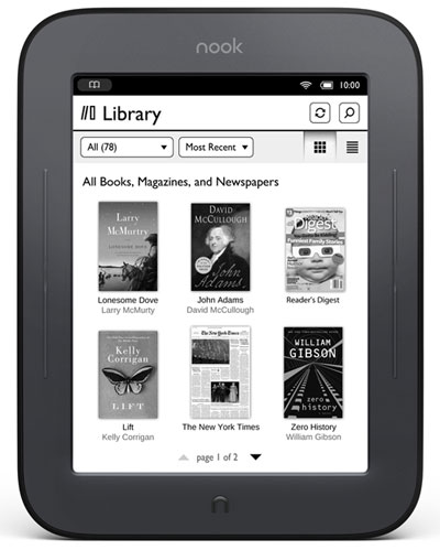 Νέος ebook reader Nook 2 με οθόνη αφής, Android και μπαταρία 2 μήνες (videos)