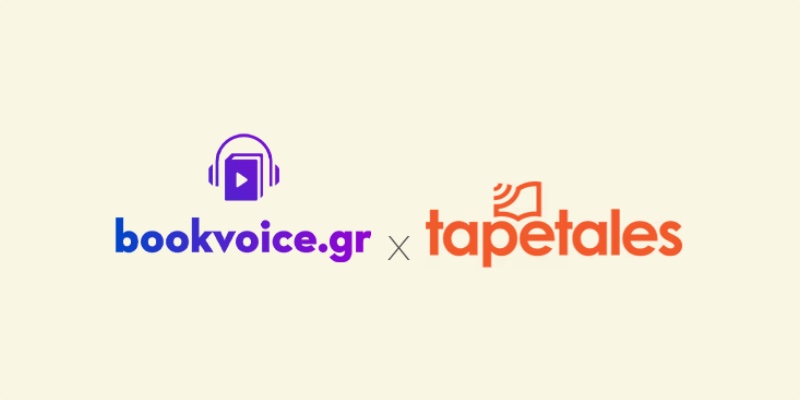 Εξαγορά της πλατφόρμας audiobooks TapeTales από τη Bookvoice