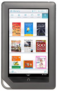 Nook Color, tablet PC με οθόνη αφής LCD, Android και στόχο τα ebooks