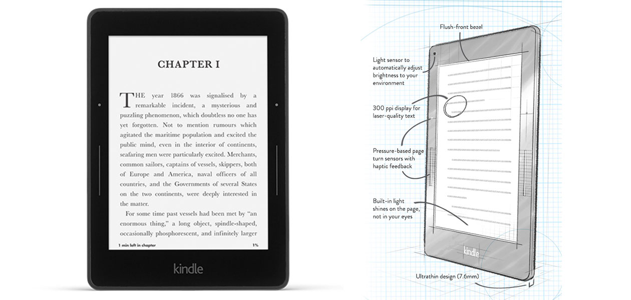 Kindle Voyage, νέα κατηγορία Kindle με τεχνολογία αιχμής και υψηλή τιμή